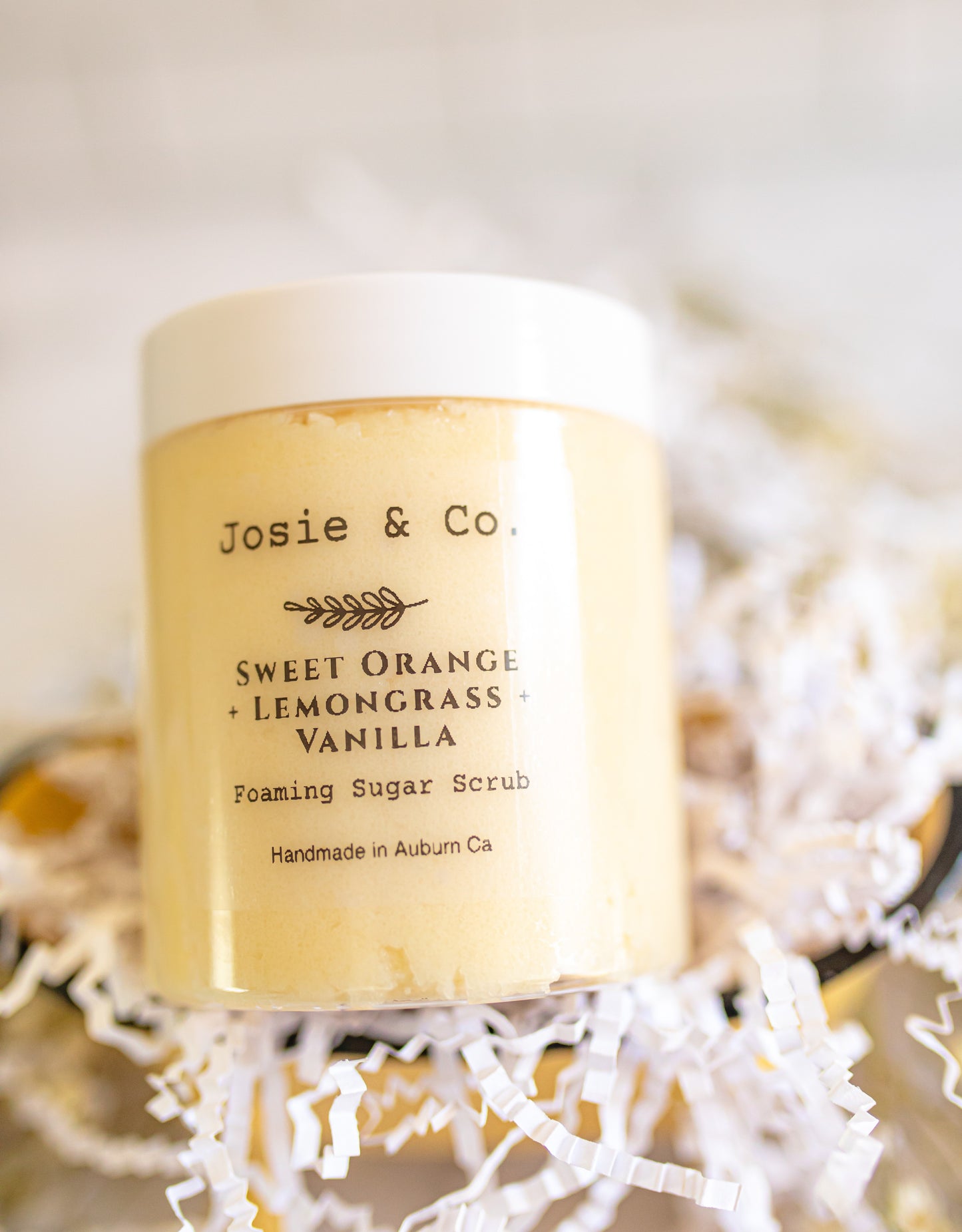 "Sweet Orange + Lemongrass + Vanilla" Sugar Scrub