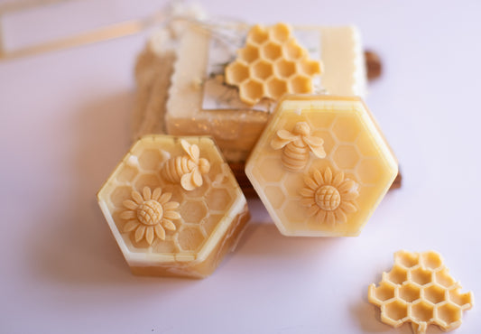 BEE-YOU-tiful honey bee soap bar
