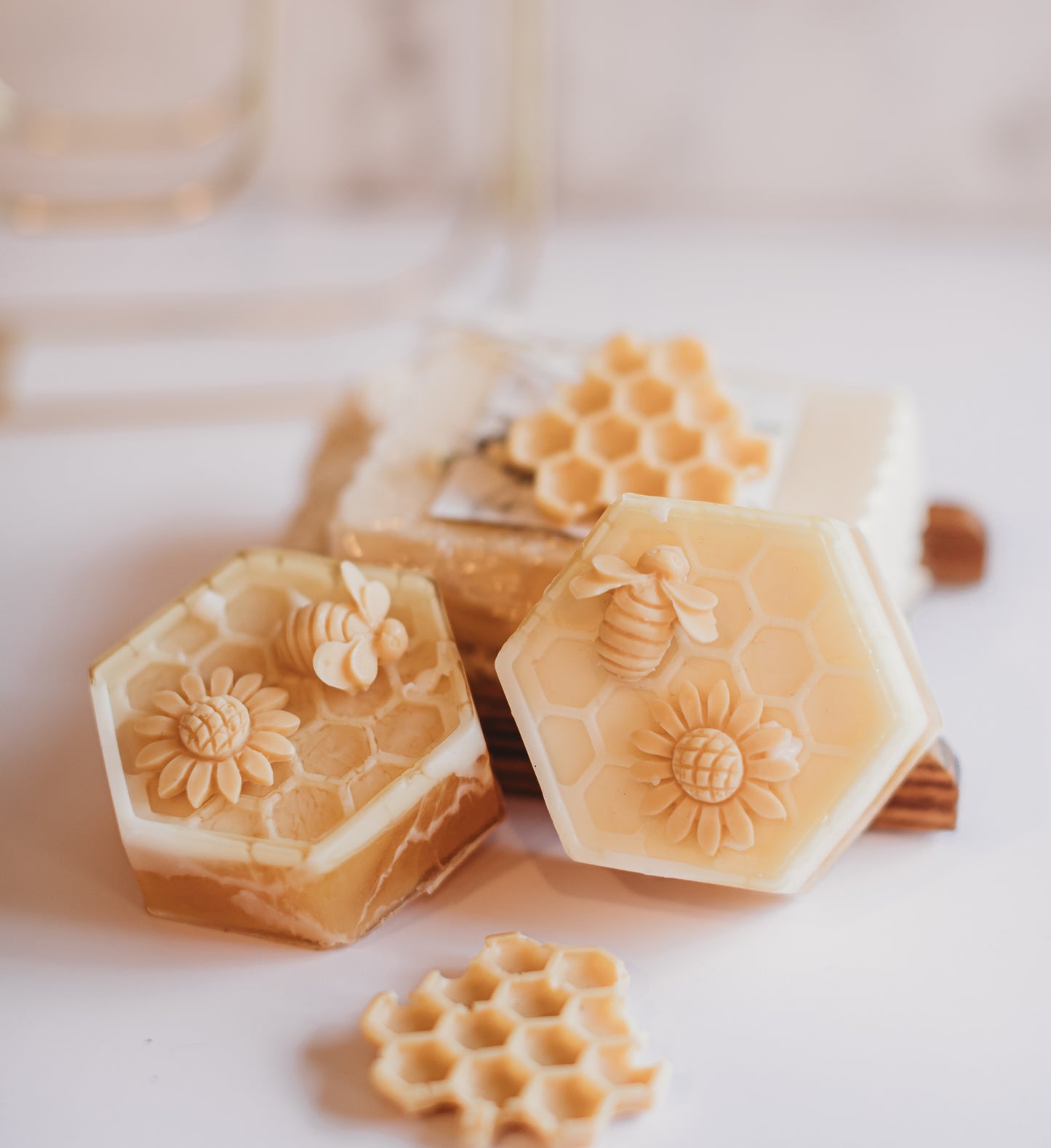 BEE-YOU-tiful honey bee soap bar