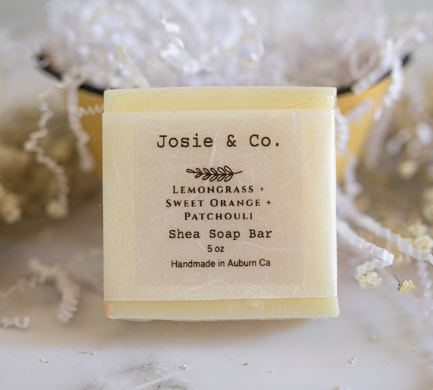 "Sweet Orange + Lemongrass + Patchouli" Soap Bar