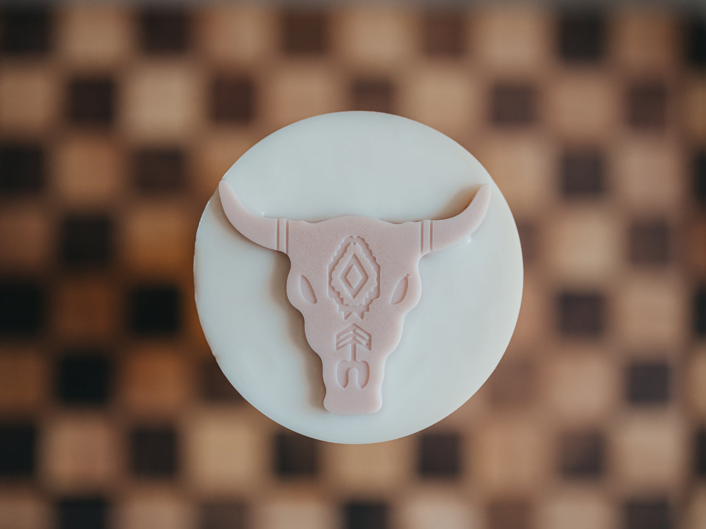 "Grapefruit" Cow Skull Soap Bar