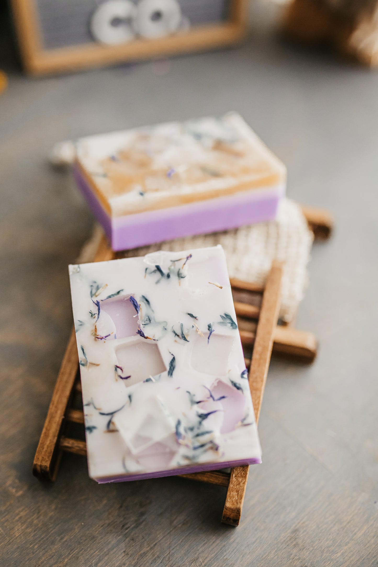 Honey Lavender iced latte