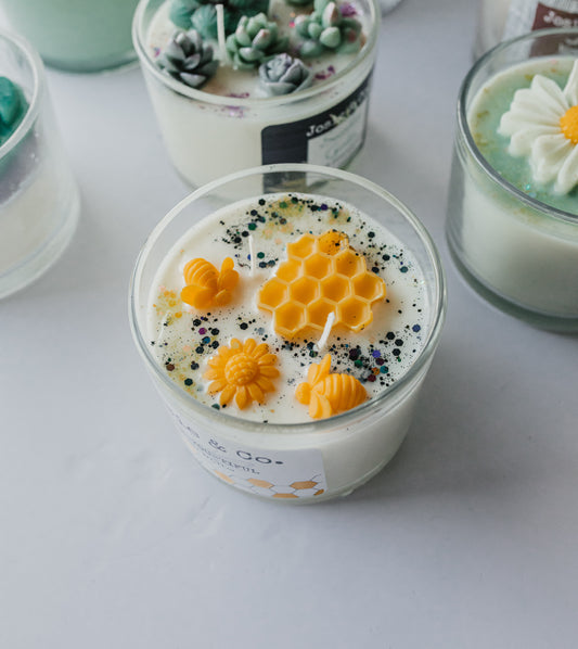 BEE-YOU-tiful soy wax candle
