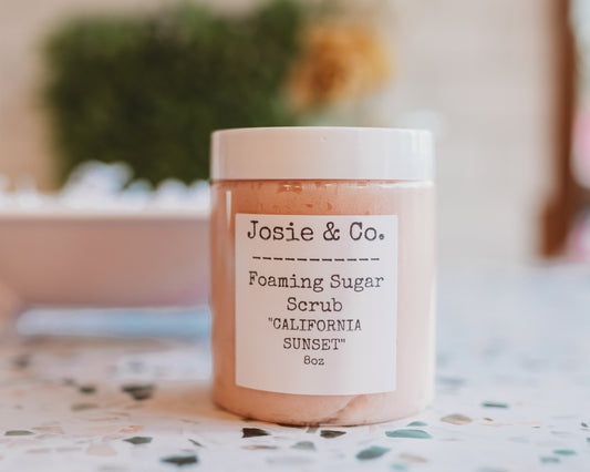 "California Sunset" sugar scrub